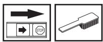 HUSQVARNA 371 XP - Checking brake band wear - 1