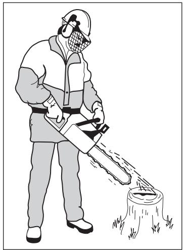 HUSQVARNA 371 XP - C Checking chain lubrication - 1