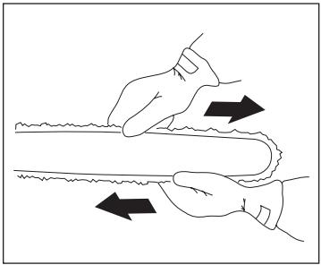HUSQVARNA 371 XP - Tensioning the chain - 2