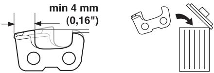 HUSQVARNA 385 XP - Sharpening cutting teeth - 9