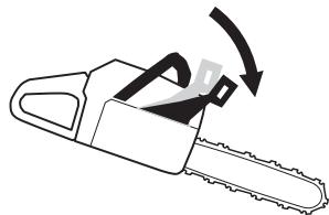 HUSQVARNA 385 XP - Checking the inertia brake release - 3