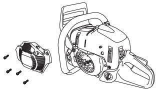 HUSQVARNA 460 RANCHER - Een gebroken of versleten starterkoord verrangen - 4