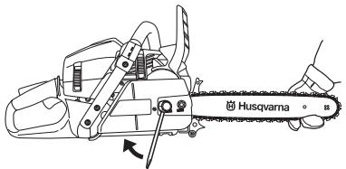 HUSQVARNA 576 XP AUTO TUNE - AVERTISSEMENT! Utiliser des gants pour toute manipulation de la chaîne. - 6