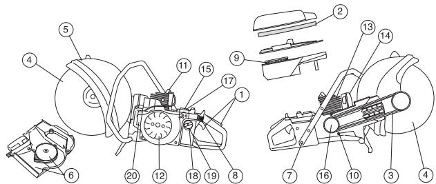 HUSQVARNA K960 - Instructions d'entretien générales - 1