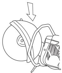 HUSQVARNA K960 - Protection du disque découvert - 3