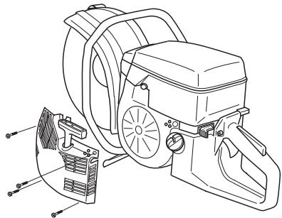 HUSQVARNA K960 - Remplacement d'une corde de lanceur rompue ou usée - 3