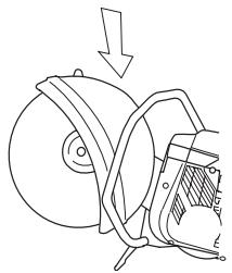 HUSQVARNA K960 RESCUE - Protection du disque découpeur - 3