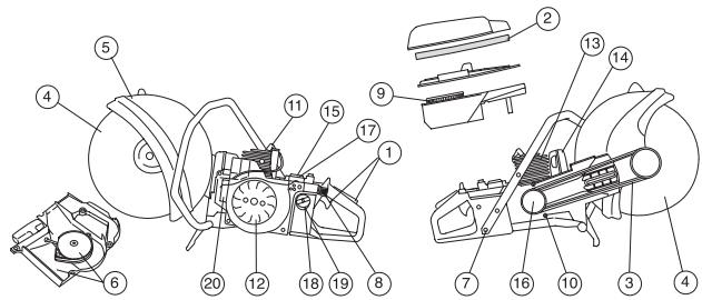 HUSQVARNA K960 RESCUE - Instructions d'entretien générales - 1