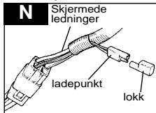 HUSQVARNA ROYAL 43 - Slik lader du batteriet (KUN 43SE) - 1