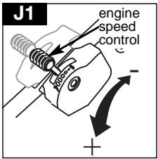J1 engine speed control -