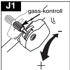 J1 gass-kontroll -