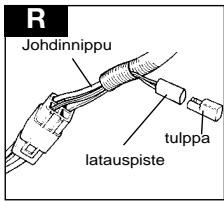 R Johdinnippu tulppa latauspiste