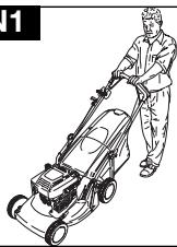 HUSQVARNA ROYAL 50 S BBC - Hur man klipper gräset - 1