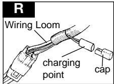 R Wiring Loom charging point cap