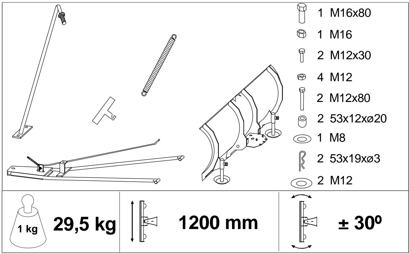 HUSQVARNA SNOW BLADE - 2