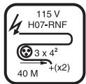 HUSQVARNA TS 300 E - Electrical connection - 5