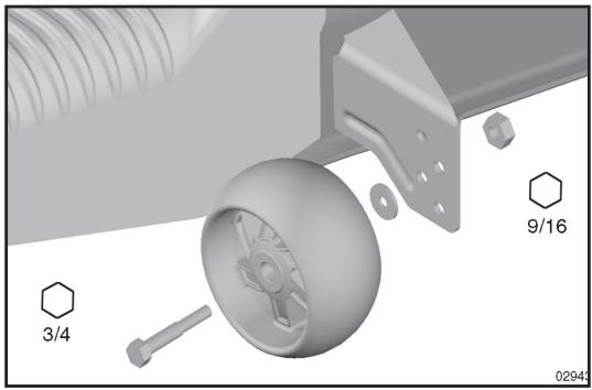 HUSQVARNA YTH 20K46 - TO ADJUST GAUGE WHEELS (See Fig. 9) - 1