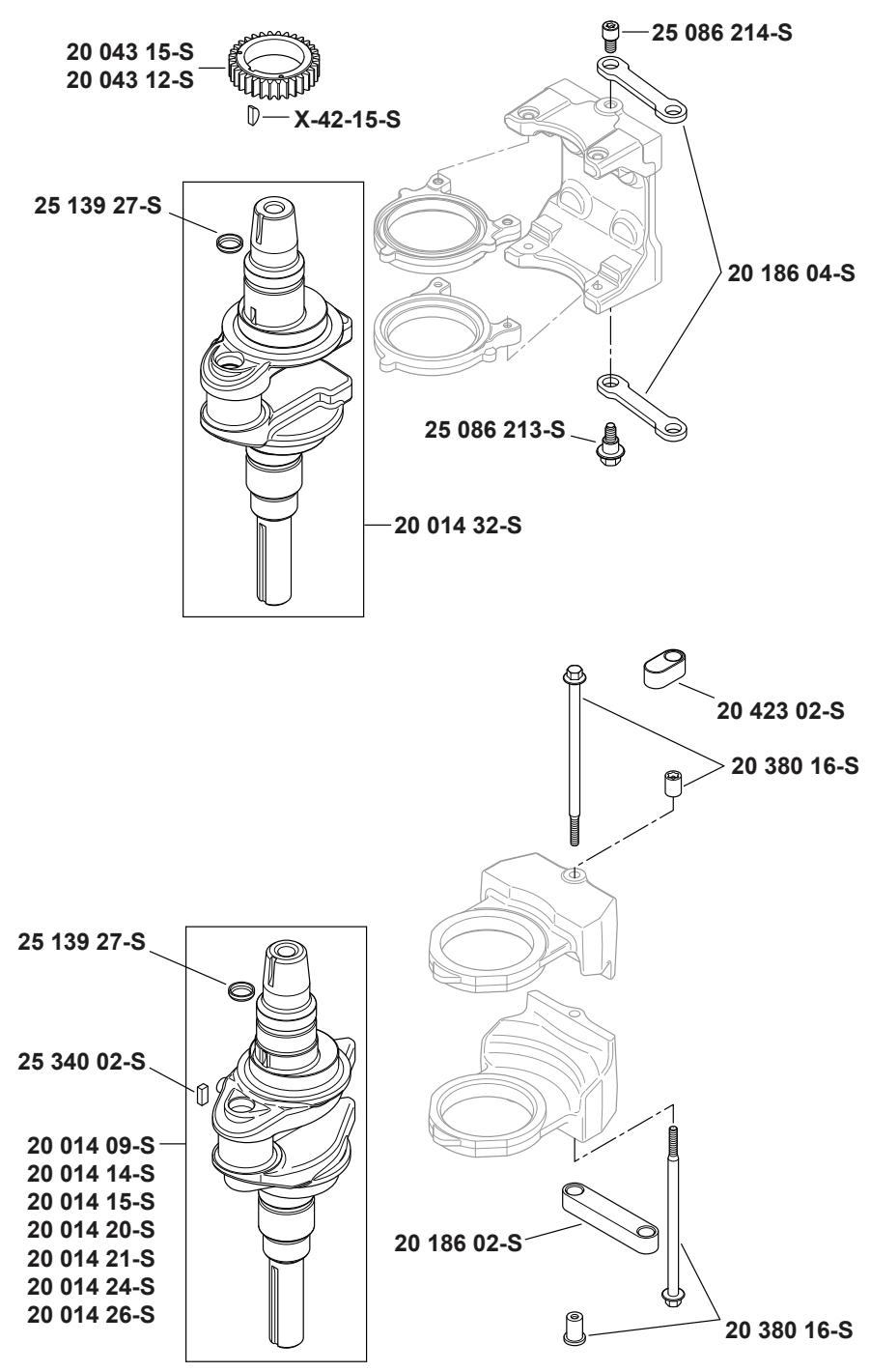 HUSQVARNA YTH 20K46 - MODEL K46BT 7A646084180 - 3