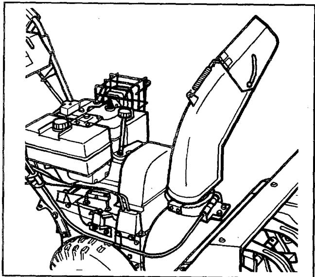HUSQVARNA 10-30 - Enlèvement des courroies - 2