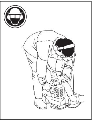 HUSQVARNA 155B - Démarrage - 1