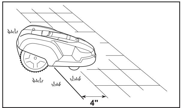 HUSQVARNA 210 C - Boundaries for the working area - 3