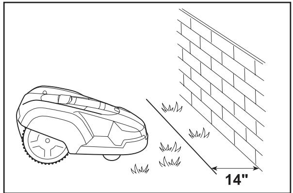 HUSQVARNA 210 C - Boundaries for the working area - 1