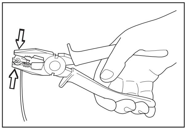 HUSQVARNA 210 C - Connecting the boundary wire - 2