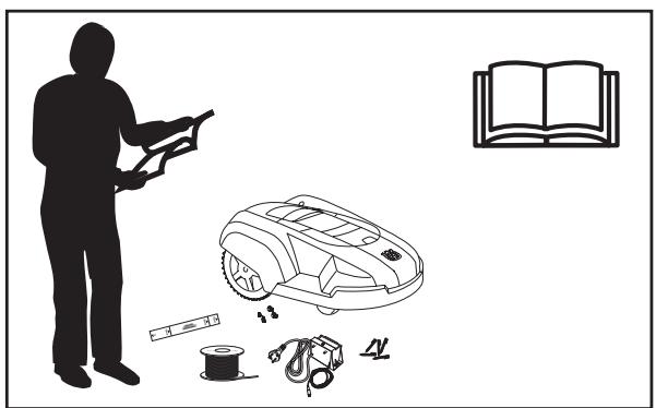 HUSQVARNA 210 C - Installation of the loop generator/charger - 1