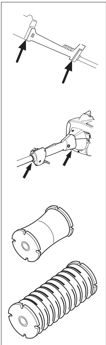HUSQVARNA 325 R & 325 RJ X - Dispositif anti-vibrations - 1