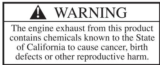 HUSQVARNA 55 RANCHER - FEDERAL EMISSION CONTROL WARRANTY STATEMENT - 1