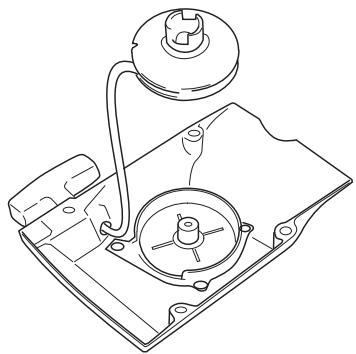 HUSQVARNA 55 RANCHER - Changing a broken recoil spring - 2