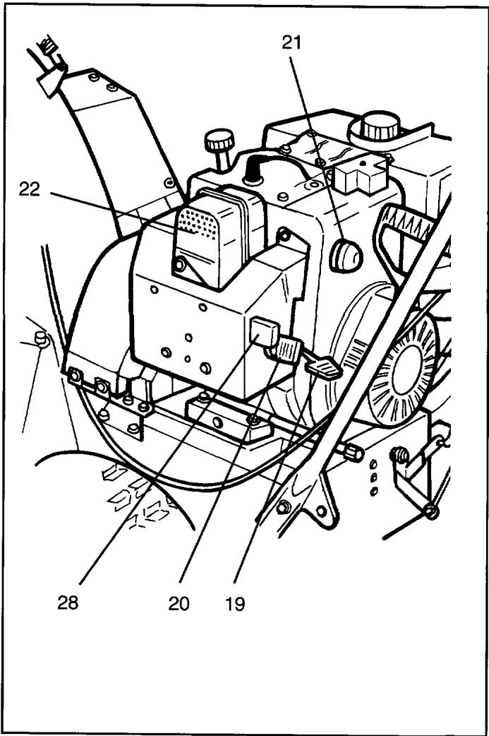 HUSQVARNA 6-23 - Clé (28) - 1