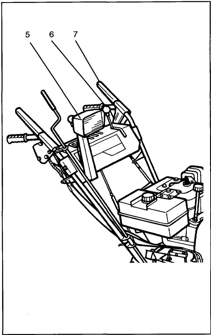 HUSQVARNA 6-23 - Commande des roues (7) - 2