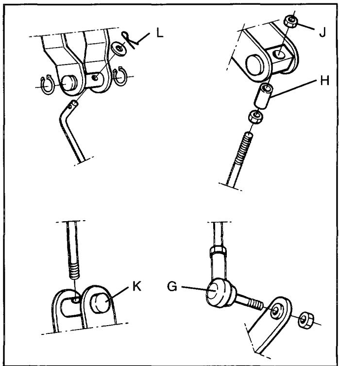 HUSQVARNA 9-26 - Bras d'oscillation pour pour l'embrayage - 3