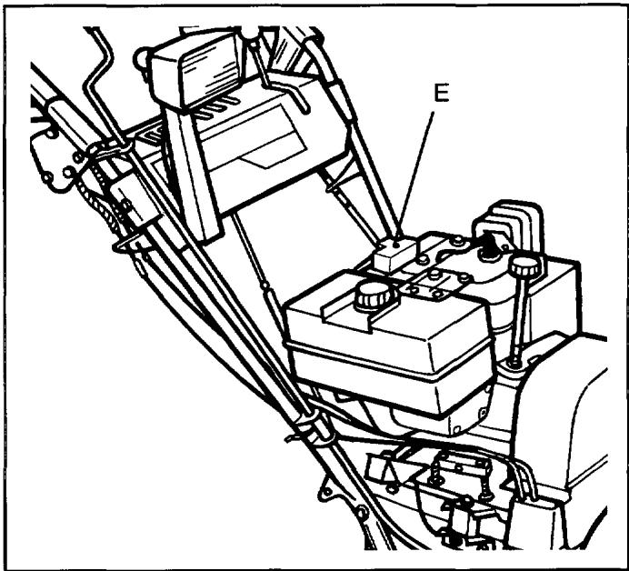 HUSQVARNA 9-26 - Arrêt du moteur - 1