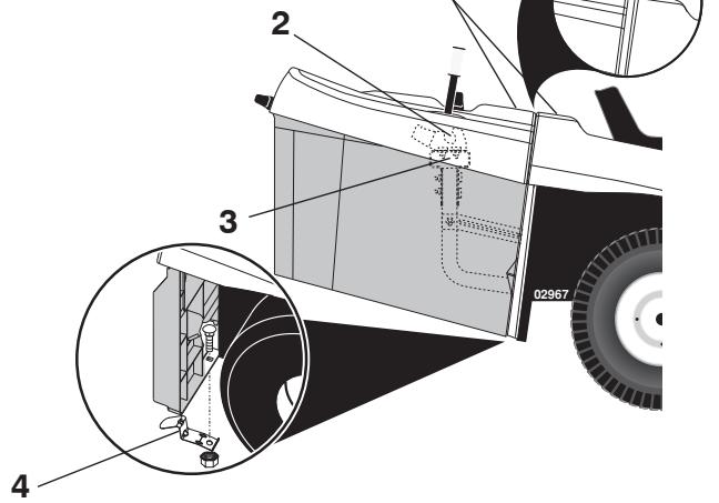 HUSQVARNA CTH220TWIN - FR Assemblage des composants du collecteur - 8