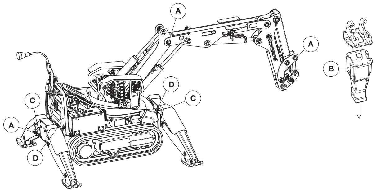 HUSQVARNA DXR 140 - Couronne dentée - 1
