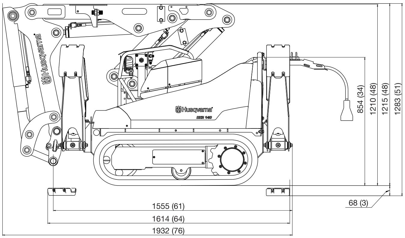 HUSQVARNA DXR 140 - CARACTÉRISTIQUES TECHNIQUES - 1