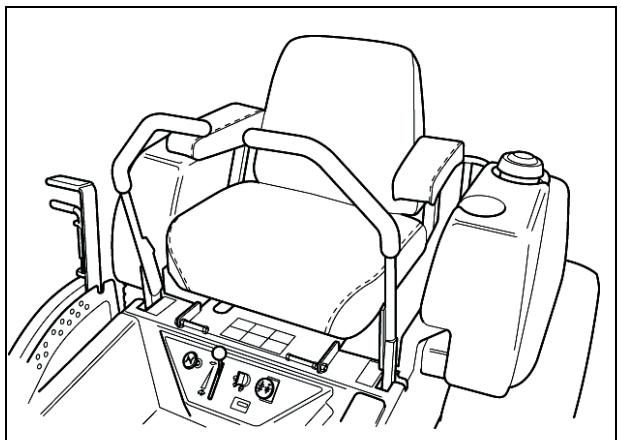 HUSQVARNA IZE 4821 - Commandes de direction - 1