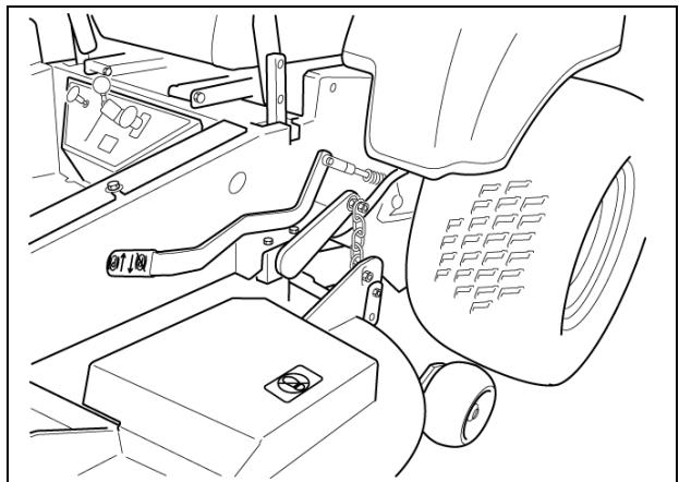 HUSQVARNA IZE 4821 - Frein de stationnement - 1