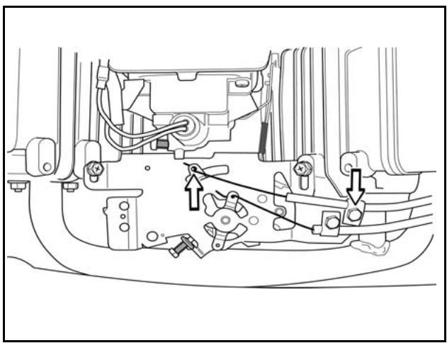 HUSQVARNA IZE 4821 - Contrôle et réglage du câble du starter - 2