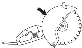 HUSQVARNA K 3000 VAC - Protection du disque découpeur - 1