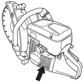 HUSQVARNA K 760 - Prise d'air de refroidissement - 1