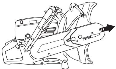 HUSQVARNA K 760 - Remplacement de la courroie d'entraînement - 3