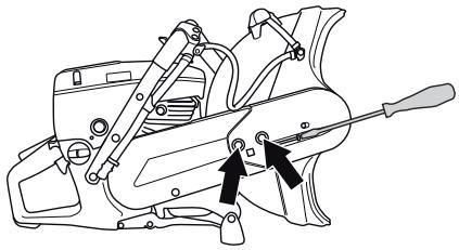 HUSQVARNA K 760 - Remplacement de la courroie d'entraînement - 2