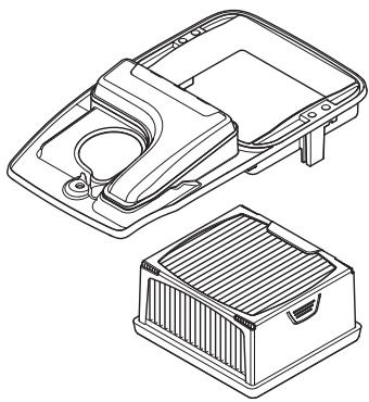 HUSQVARNA K 760 - Changement du filtre à air - 1