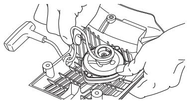 HUSQVARNA K 760 - Mise sous tension du ressort - 1