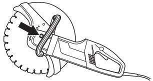 HUSQVARNA K3000 WET - Fitting the cutting blade - 4