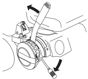 HUSQVARNA RIDER 13 C5 - Mise en position d'entretien - 1