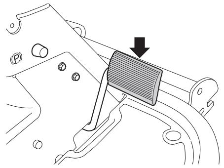 HUSQVARNA RIDER 13 C5 - Pédale de frein / Frein de stationnement - 1